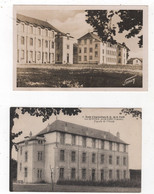 85 - LA MOTHE-ACHARD - LOT DE 2 CARTES - ECLE D'AGRICULTURE -  FAÇADE  - BÂTIMENTS SCOLAIRES - La Mothe Achard