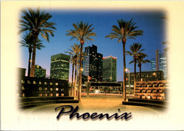 Arizona Phoenix Skyline At Night 1998 - Phönix