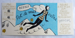 RARE EX LIBRIS STANISLAS AZIMUTS LIBRAIRIE - POT DE MIEL EXTRA - Illustratori S - V