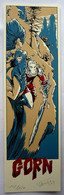 TIBURCE OGER Superbe Et Rare MARQUE PAGE EX LIBRIS Sérigraphié - LE CYCLISTE 150 EX - GORN 1994 XL - Illustratori S - V