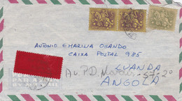 PORTUGAL - AIR MAIL COVER - LISBOA   To ANGOLA - Lettres & Documents