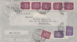 PORTUGAL - AIR MAIL COVER - COIMBRA  To SWITZERLAND - Covers & Documents