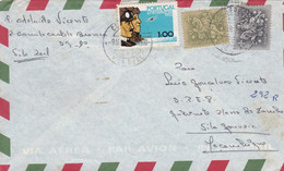 PORTUGAL - AIR MAIL COVER - VILA REAL   To MOÇAMBIQUE - Storia Postale