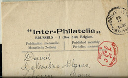 Enveloppe ( Entière)   MR : B 003 15 Cent Obl. BXL  23/09/1931 - Autres & Non Classés