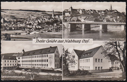 D-92507 Nabburg - (Oberpfalz) - Alte Ansichten - Landwirtschaftsschule - Brücke - Cars - VW Käfer - Weiden I. D. Oberpfalz