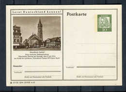 Bundesrepublik Deutschland / 1962 / Bildpostkarte "SCHWAEBISCH GMUEND" ** / € 0.90 (B150) - Cartes Postales Illustrées - Neuves