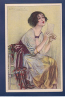 CPA Bompard Art Déco Femme Woman Non Circulé 434-2 - Bompard, S.