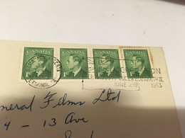 (3 G 1 A) Canada Cover - Posted 1953 - Edmonton - Canada - Storia Postale