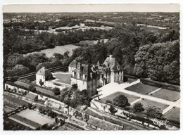 CPSM     61    PUTANGES       -   VUE AERIENNE   CHATEAU DE RABODANGES - Putanges