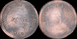 Belgique - Monnaie Pénitentiaire - 1833 - 5 Centimes - Monnaie Fictive - 01-151 - Monetary / Of Necessity
