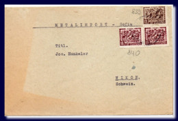 1960 ? Bulgaria Bulgarie Lettre Voyagee Sofia X Suisse Cover - Covers & Documents