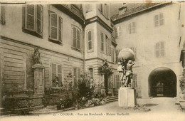 Colmar * La Rue Des Marchands * La Maison Bartholdi * Statue - Colmar