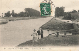 SAINT VALERY SUR SOMME : LE CANAL DE LA SOMME - Saint Valery Sur Somme