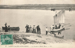 SAINT VALERY SUR SOMME : LE PASSEUR A MAREE BASSE - Saint Valery Sur Somme