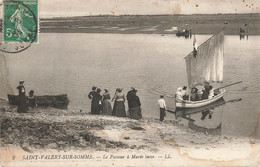 SAINT VALERY SUR SOMME : LE PASSEUR A MAREE BASSE - Saint Valery Sur Somme