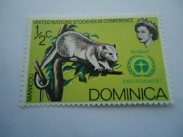 DOMINICA MNH  STAMPS ANIMALS - Dominica (1978-...)