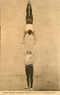 Strasbourg * Adjudant POULAIN Et Moniteur LEGROS , Du CRIP De La Ville * 1922 * Sport Sportifs Club Gym - Strasbourg