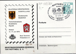 BRD FGR RFA - Privatpostkarte Rottweil (MiNr: PK 103 D2/01/) 1979- Siehe Scan - Privé Postkaarten - Gebruikt