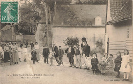 TEMPLEUX LA FOSS : RUE DU CHATEAU - Vignacourt