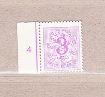 1957 Nr 1026B** Zonder Scharnier.Cijfer Op Heraldieke Leeuw. - 1951-1975 Heraldieke Leeuw