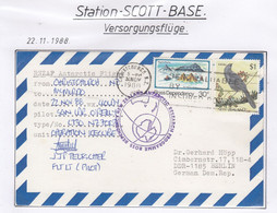 Ross Dependency Scott Base 1988 Antarctic Flight  Christchurch To McMurdo 22 NOV 88 Signature  Ca Christchurch  (AF157B) - Polare Flüge