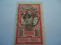 MARTINIQUE USED STAMPS  POSTMARK  1912 - Other & Unclassified