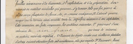 Acte Notarié, Convention Sondage Et Fouilles Minerais Ou Matières Minérales à La Bastide D'Engras 30 Gard (1880) - Manuscripts
