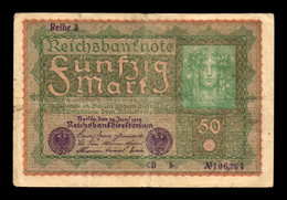 Alemania Germany 50 Mark 1919 Pick 66(3) Reihe 3 BC F - 50 Mark