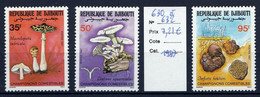 République De Djibouti  3 Timbres Neufs Neuf** Année 1987 N° 630 à 632 - Mushrooms