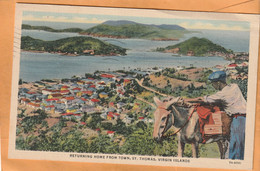 Virgin Islands USA Old Postcard Mailed - Amerikaanse Maagdeneilanden