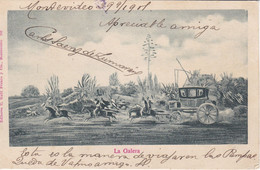 POSTAL DE LA GALERA (CARROZA) DEL AÑO 1901 (GALLI, FRANCO) URUGUAY - Uruguay