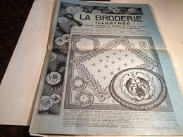 La Broderie Illustré Journal Artistique Et Pratique De Travaux Féminins 1927 Garniture De Table En Braudrie Anglaise Et. - Punto De Cruz