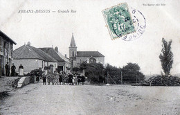 ABBANS DESSUS DANS LE DOUBS EN 1907 TRES BELLE - Other Municipalities