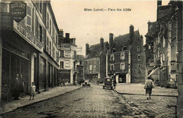 Gien * Place Des Alliés * Grand Café Du Loiret * Commerces Magasins Autos - Gien