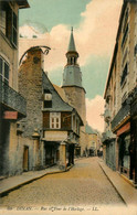 Dinan * La Rue Et La Tour De L'horloge * épicerie Mercerie - Dinan