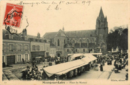 Meung Sur Loire * 1909 * Place Du Martroi * Le Marché - Other & Unclassified