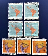 CUBA, Spanish Antillas 1964 Collection 7 DIFERENT, II Declaración Habana - Colecciones & Series