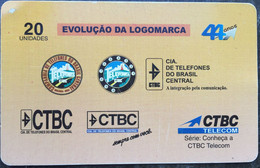 Phone Card Made By CTBC Telecom In 1998 - Series Meet CTBC Telecom - Evolution Of The CTBC Telecom Logo - Operadores De Telecom