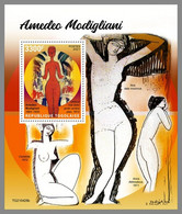 TOGO 2021 MNH Amedeo Modigliani Paintings Gemälde Peintures S/S - OFFICIAL ISSUE - DHQ2209 - Otros