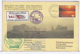 Ross Dependency Scott Base 2000 Heli  Antarctic Flight  Polar Duke To Sturge Isl..Ca Ross Dependency  6 MR 2000 (AF164A) - Vols Polaires