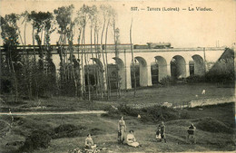 Tavers * Le Viaduc * Passage Train * Ligne Chemin De Fer Loiret - Otros & Sin Clasificación