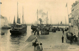 Belle Ile En Mer * Le Palais , L'avant Port * Départ Des Bateaux Vapeurs Pour Quiberon * Belle Isle - Belle Ile En Mer