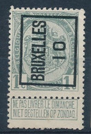 BELGIE - OBP Preo TYPO  Nr 13 A - "BRUXELLES 10" - (zonder Gom/sans Gomme) - Typos 1906-12 (Armoiries)