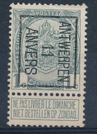 BELGIE - OBP Preo TYPO  Nr 16 B - "ANTWERPEN 11 ANVERS" - Zonder Gom/sans Gomme - Typo Precancels 1906-12 (Coat Of Arms)