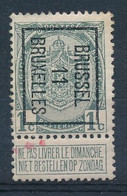 BELGIE - OBP Preo TYPO  Nr 17 B - "BRUSSEL 11 BRUXELLES" - MH* - Sobreimpresos 1906-12 (Armarios)