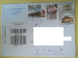 HELLAS COVER TO ITALY - Covers & Documents