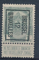 BELGIE - OBP Preo TYPO  Nr 21 B - "BRUSSEL 12 BRUXELLES" - Zonder Gom/sans Gomme - Typo Precancels 1906-12 (Coat Of Arms)