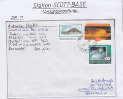 Ross Dependency Scott Base 2000 Antarctic Flight  Christchurch To McMurdo .Ca Ross 18 DEC 2000 (AF166B) - Vuelos Polares