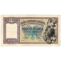 Billet, Albanie, 100 Franga, KM:8, TTB+ - Albanie