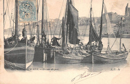 ¤¤   -   Lot De 5 Cartes De Bateaux De Pêche - Pêcheurs - Boulogne, Saint-Malo, Trouville, Dunkerque, Roscoff  -   ¤¤ - Pêche